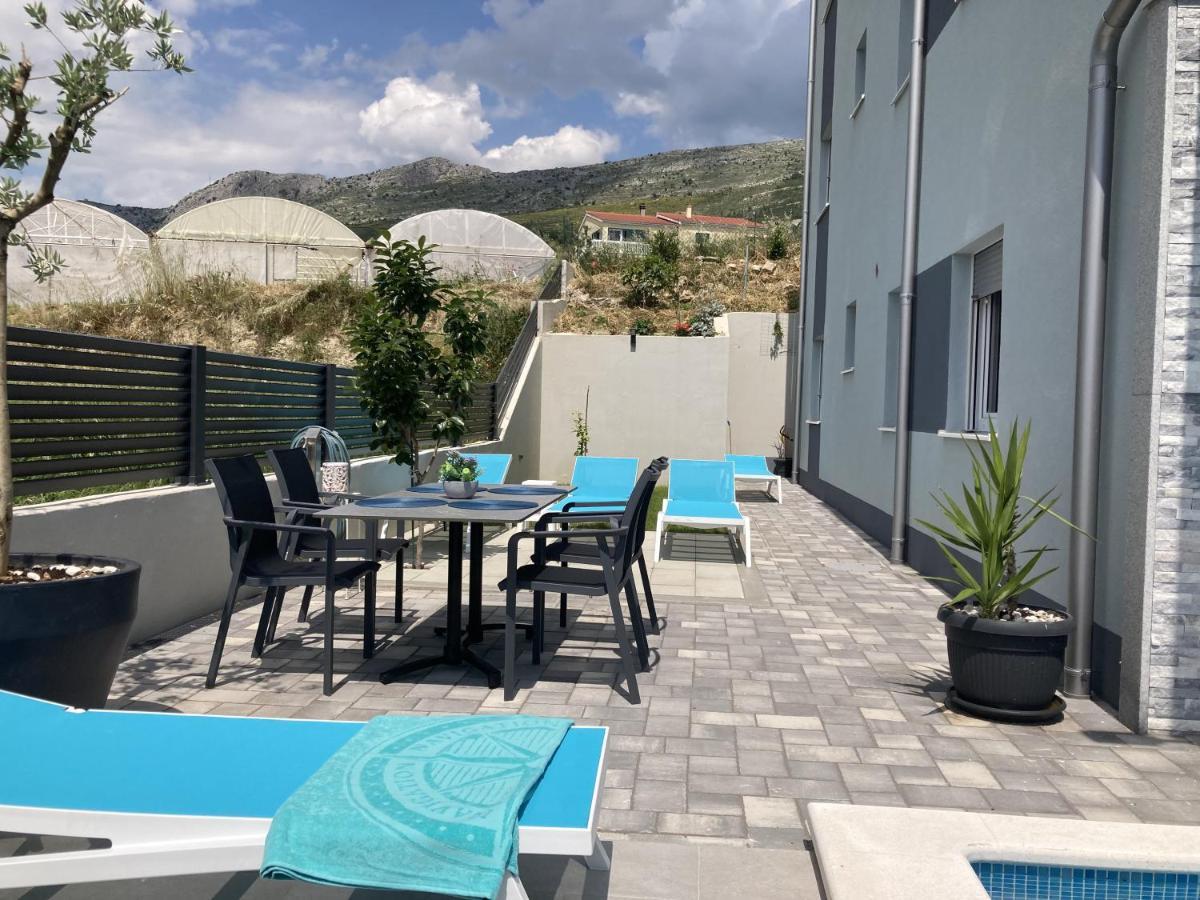 Palma And Luxury Penthouse For A Family With Swiming Pool,parking,terrace,panoramic View At The Sea,podstrana Podstrana